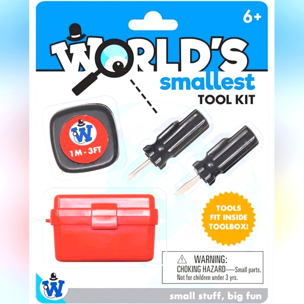 World's Smallest Tool Kit - Red and Black